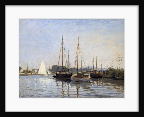 Pleasure boats at Argenteuil - by Claude Monet