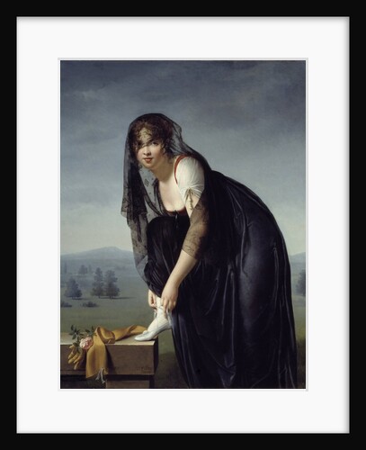 Study from life of a woman or portrait of Madame Soustra by Marie Denise Villers