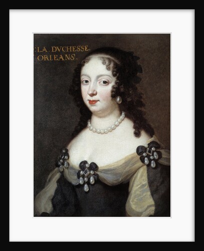 Portrait of Elizabeth Charlotte, Princess Palatine by Anonymous