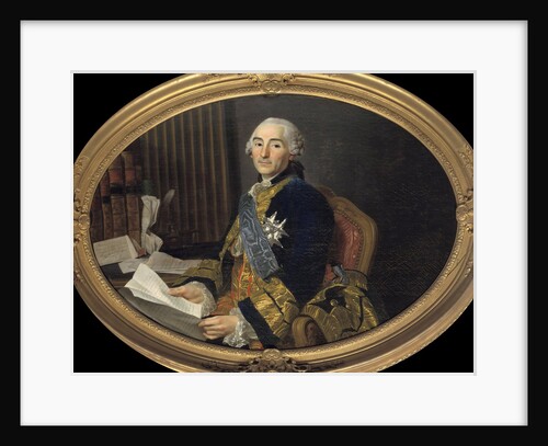 Portrait of Cesar-Gabriel Count of Choiseul-Chevigny by Alexandre Roslin