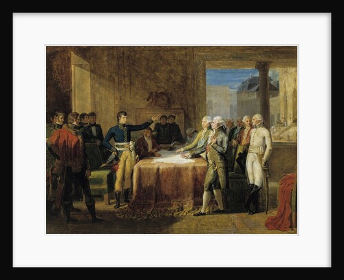 Preliminaries of the peace signed at Leoben, 1797 by Guillaume Lethiere