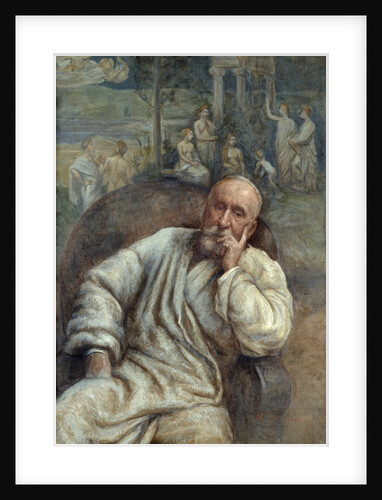 Portrait of Pierre Puvis de Chavannes by Marcellin Gilbert Desboutins