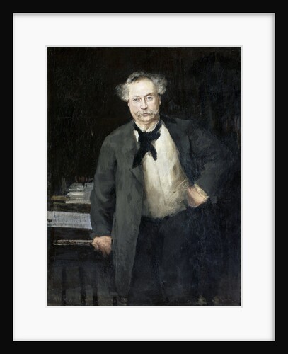 Portrait of Alexandre Dumas, fils by Alfred Roll