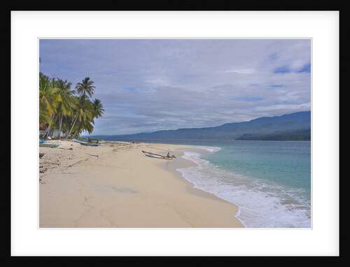 Beautiful beach in Banana Island (Pulau Pisang), off west coast of Sumatra by Anonymous