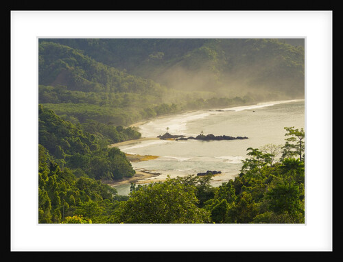 Wild Sumatra, forest and secluded bay by Anonymous