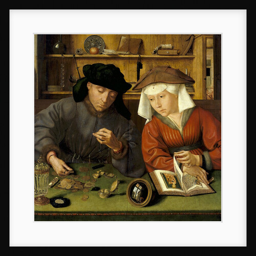 The Moneylender and His Wife by Quentin Massys