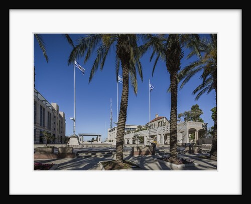 New City, view of Safra square with the City Hall by Anonymous
