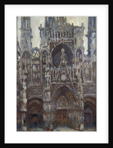 Rouen Cathedral, Harmony in Brown by Claude Monet