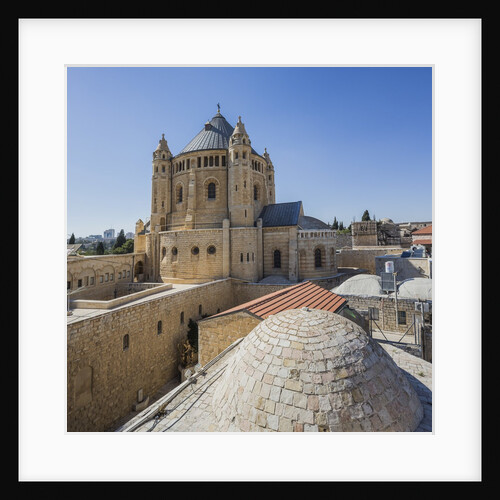 Mount Zion, view of the Abbey of the Dormition (or Abbey of Hagia Maria Sion) by Anonymous
