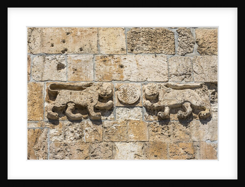 Old Town, detail of the Lions' Gate (also known as St. Stephen's Gate) by Anonymous