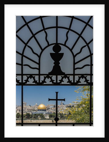 View of the Old Town with the Dome of the Rock from the Catholic Franciscan church of Dominus Flevit by Anonymous