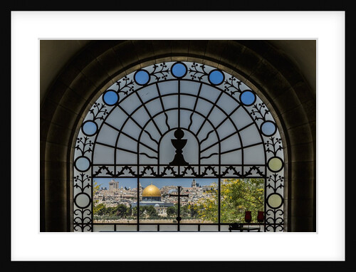 View of the Old Town with the Dome of the Rock from the Catholic Franciscan church of Dominus Flevit by Anonymous