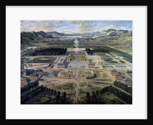 View of the Castle and Gardens of Versailles, 1668 by Pierre Patel-the father