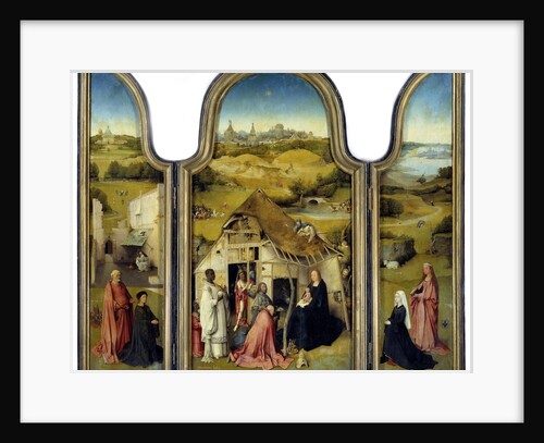 Adoration of the Magi or the Epiphany - by Hieronymus Bosch