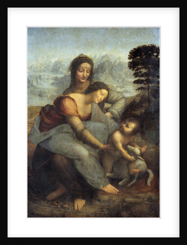 The Virgin, Child Jesus and St. Anne - by Leonard de Vinci