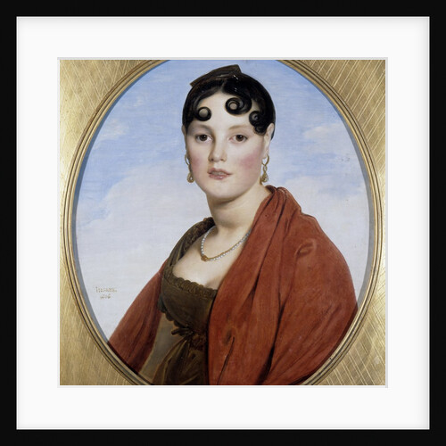 Portrait of Madame Aymon called La Belle Zelie by Jean Auguste Dominique Ingres