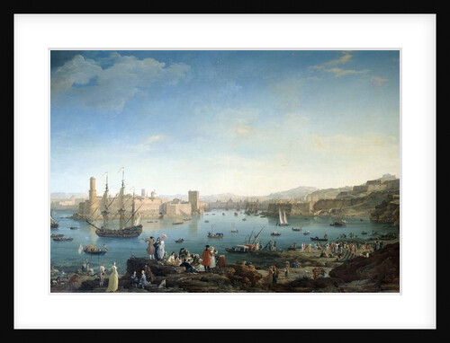 The entrance of the harbour of Marseille in 1754 by Joseph Vernet