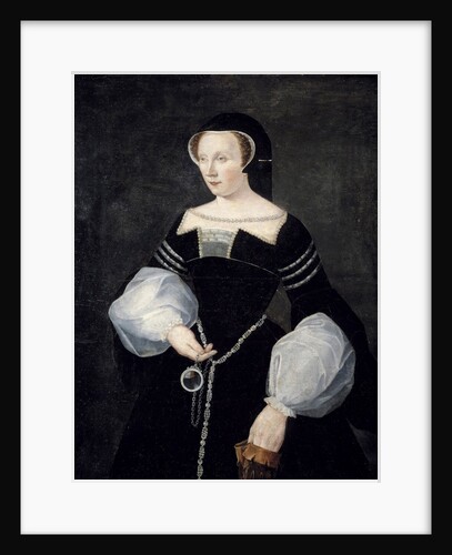 Portrait of Diane de Poitiers in mourning dress by Anonymous