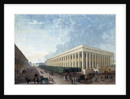 The Palais de la Bourse by Henri Courvoisier Voisin