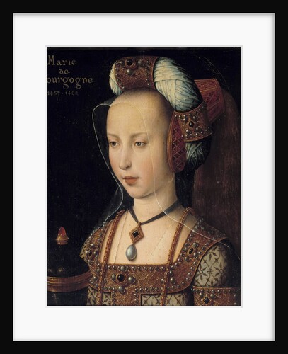 Portrait of the Duchess Mary of Burgundy by Anonymous