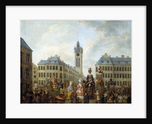 The family of the great Gayant of Douai by Watteau de Lille