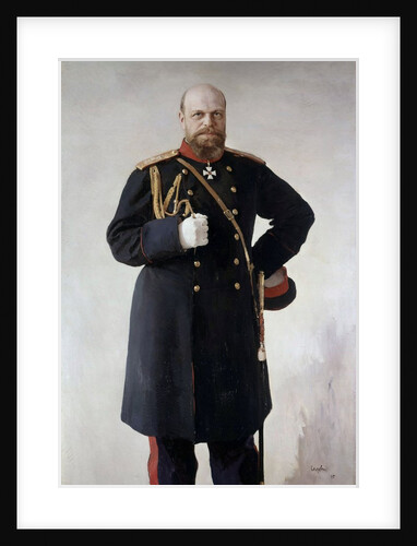 Portrait of Alexander III by Valentin Serov