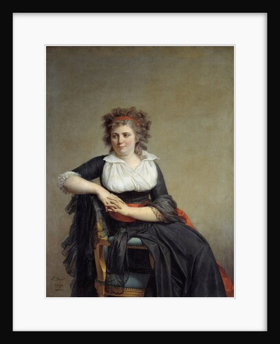 Portrait of the Marquise d'Orvilliers by Jacques Louis David