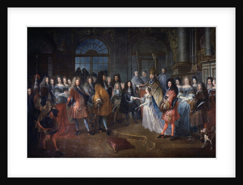Marriage of Louis of France to Princess Marie Adelaide of Savoy by Antoine Dieu