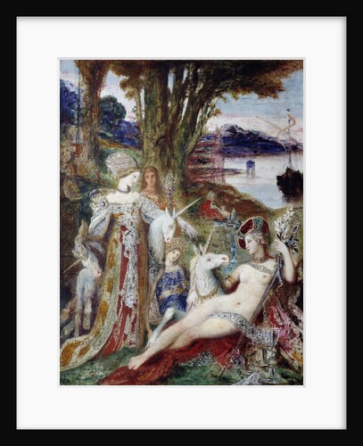 The Unicorns by Gustave Moreau