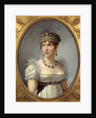 Portrait of Queen Hortense de Beauharnais - by Jean-Baptiste Regnault