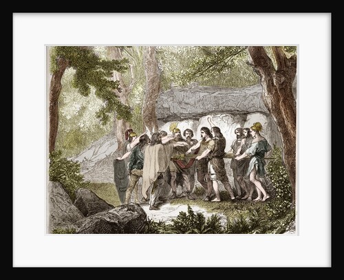 Gaulish warriors swearing an oath by Anonymous