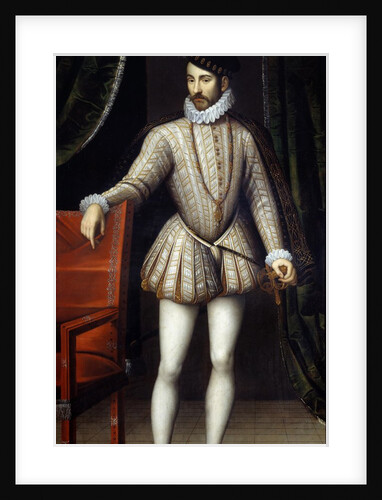 Portrait of Charles IX, king of France - by Francois Clouet