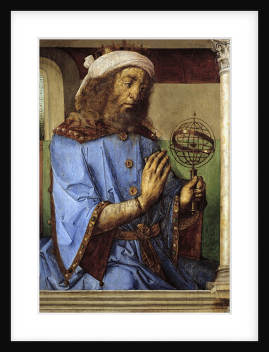 Portrait of Ptolemy - by Pedro Berruguete and Juste De Gand by Anonymous