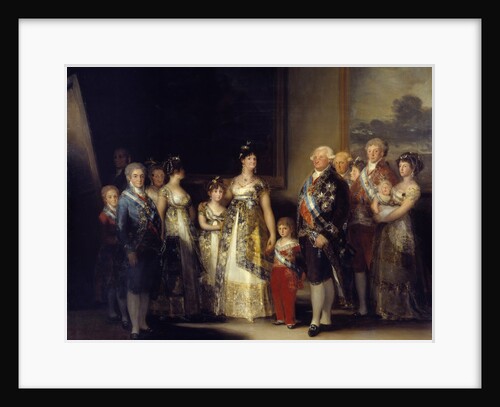 Charles IV of Spain (1748-1819) and his family - by Francisco de