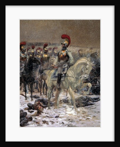 Before the charge, the Carabiniers at Winkowo by Jean-Baptiste-Edouard Detaille