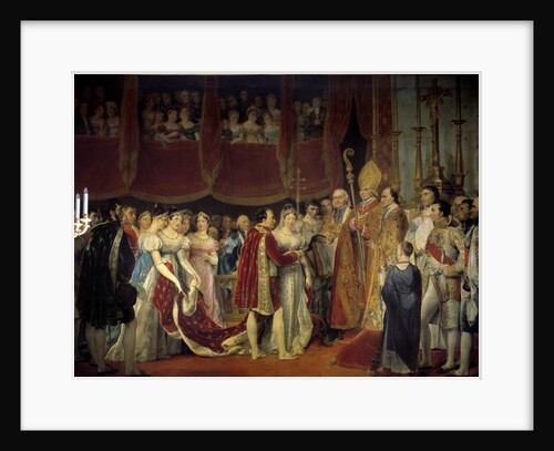 The marriage of Napoleon I and Archduchess Marie Louise de Habsburg-Lorraine by Georges Rouget