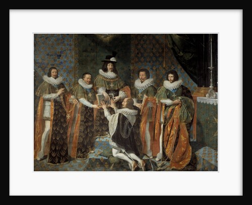 Henri d'Orleans Receiving Knight of the Order of the Holy Spirit by Philippe de Champaigne