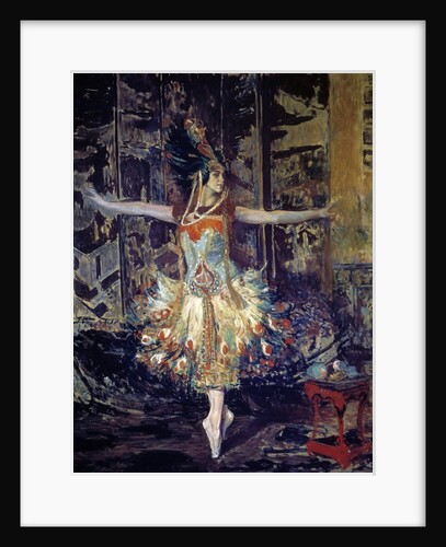 Portrait of the ballerina Tamara Karsavina by Jacques Emile Blanche