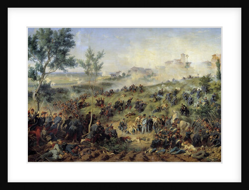 View of the battle of Montebello di Casteggio by Henri-Felix-Emmanuel Philippoteaux