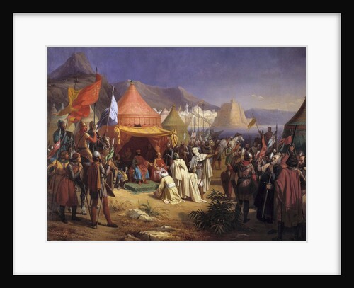The Taking of Tripoli, April 1102 by Charles Alexandre Debacq