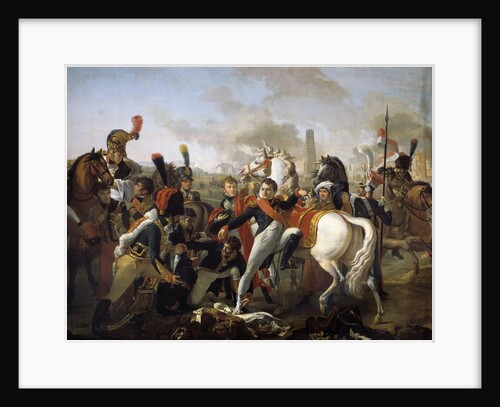 Napoleon I, injured in his foot, in front of Ratisbon by Claude Gautherot