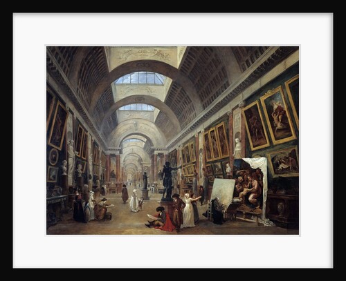 Design for the Grande Galerie in the Louvre by Hubert Robert