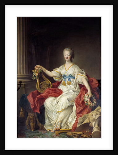 Portrait of Madame Du Barry by Francois-Hubert Drouais