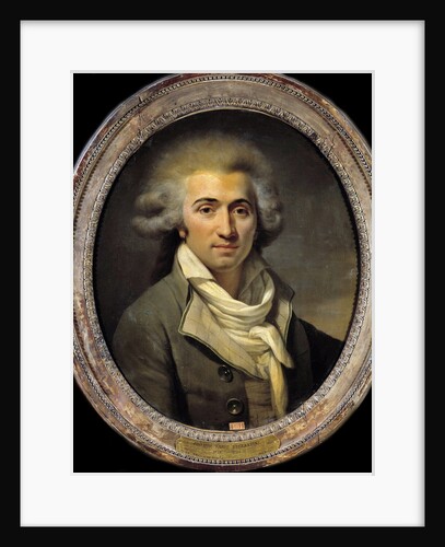 Portrait of the deputy Fabre d'Eglantine by Anonymous