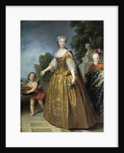 Portrait of Mary Lesczinska by Francois Stiemart