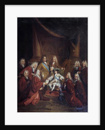 Louis XV granting patents of nobility to the Municipal Body of Paris by Louis Boullogne the Younger
