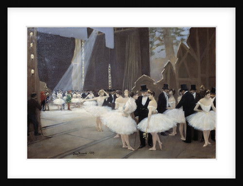In the Wings at the Opera House by Jean Beraud