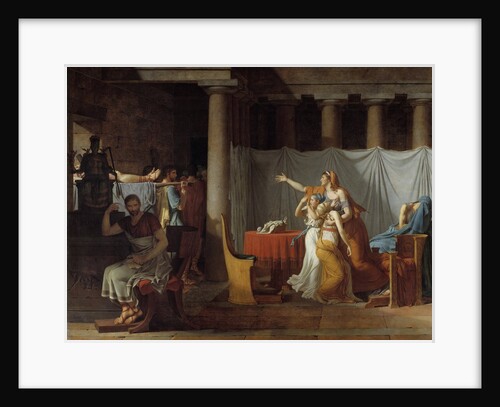 Lictors Bearing to Brutus the Bodies of his Sons by Jacques-Louis David