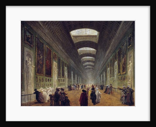 Project for the arrangement of the Grand Gallery of the Louvre by Hubert Robert