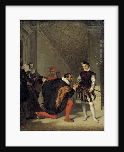 Don Pedro de Toledo kissing the sword of Henry IV in the Louvre by Jean Auguste Dominique Ingres